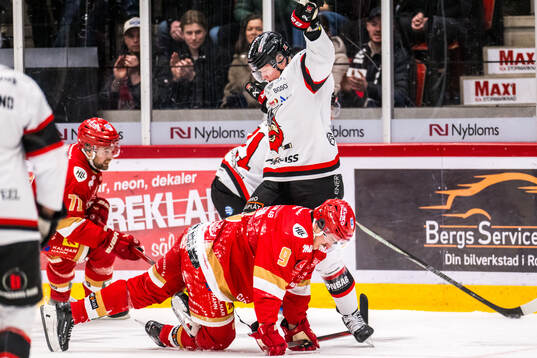 Nybros Julius Bergman och Kalmars Martin Schreiber