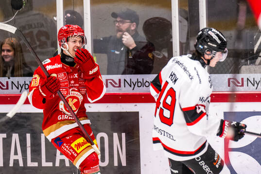 Kalmars Matt Fonteyne jublar
