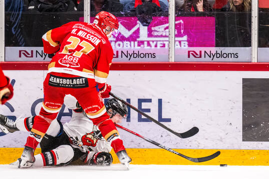 Nybros Elias Stenman och Kalmars Henrik Nilsson
