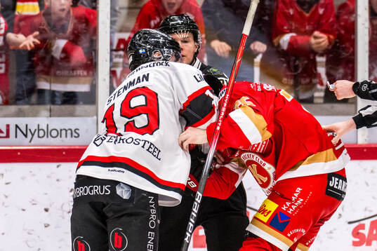 Nybros Elias Stenman och Kalmars Joel Svensson