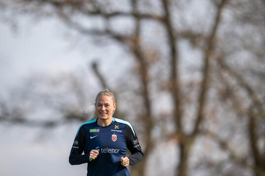 Guro Bergsvand of the Norwegian women's national football
