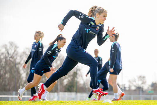 Justine Kielland of the Norwegian women's national football