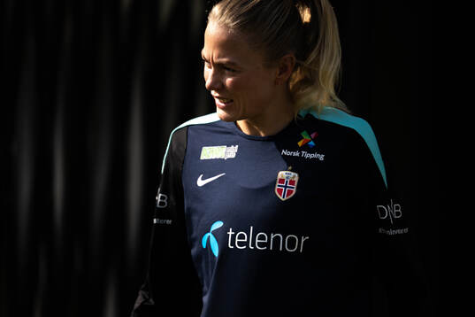 Guro Bergsvand of the Norwegian women's national football