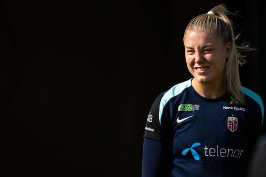 Sophie Román Haug of the Norwegian women's national