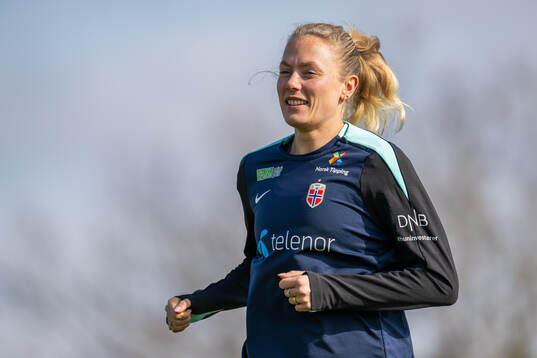 Guro Bergsvand of the Norwegian women's national football