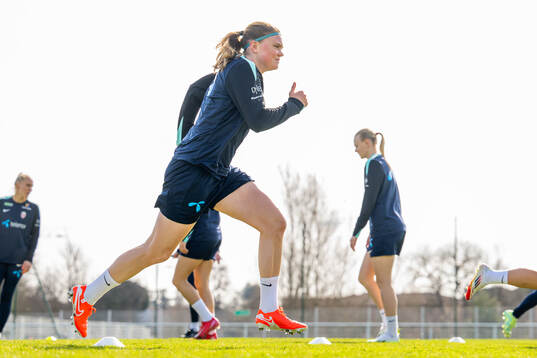 Signe Gaupset of the Norwegian women's national football