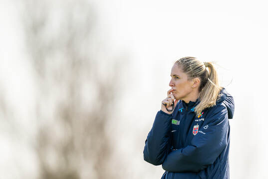 Gemma Grainger, head coach of the Norwegian women's