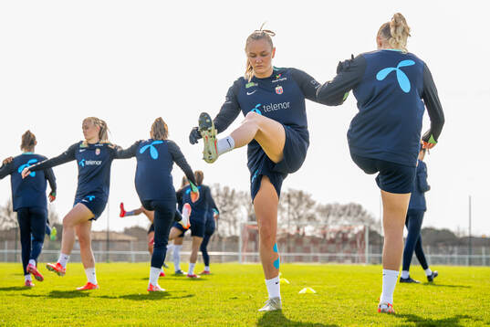 Frida Maanum of the Norwegian women's national football team