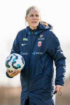 Gemma Grainger, head coach of the Norwegian women's