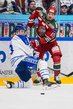 Leksands Jon Knuts och Modos Riley Woods