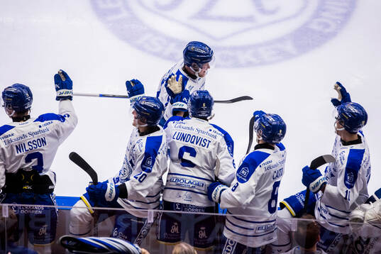 Leksands Kalle Östman jubel