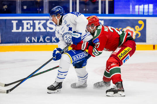 Leksands Max Veronneau och Modos Mattias Norlinder