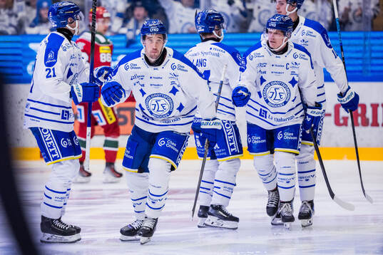 Leksands Max Veronneau jublar