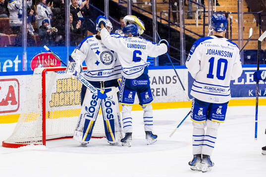Leksands målvakt Marcus Gidlöf och Leksands Alexander