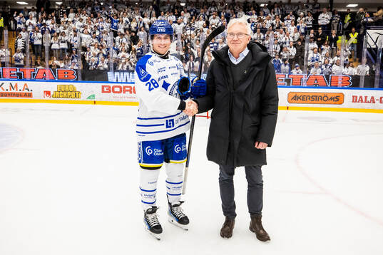 Leksands Justin Glenn Kloos utsedd till matchens lirare