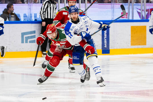 Leksands Oskar Lang och Modos Mikkel Aagaard