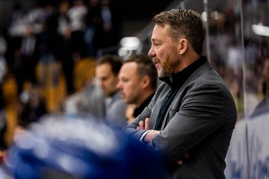 Leksands tränare Charles Berglund