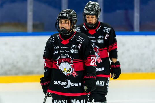 Malmö Redhawks Annie Svärd deppar