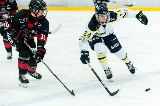 Malmö Redhawks Silja Franksdottir Engel Rasmussen och