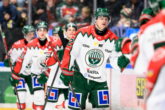 Frölundas Filip Cederqvist jublar