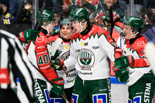 Frölundas Filip Cederqvist jublar