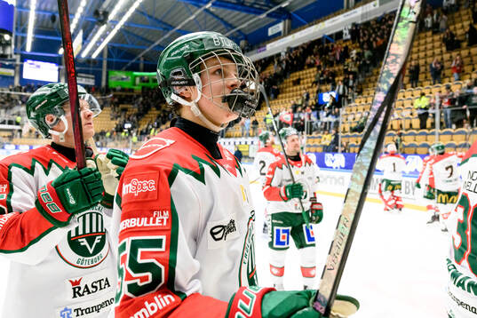 Frölundas Ivar Stenberg jublar