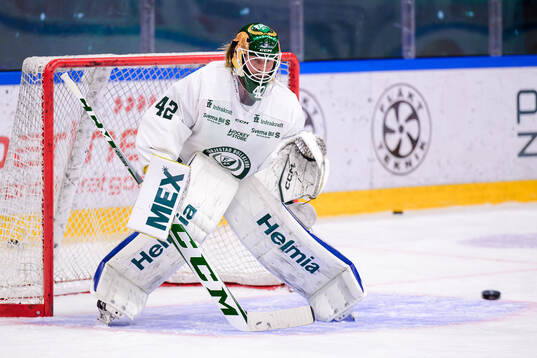 Färjestads målvakt Anders Lindbäck