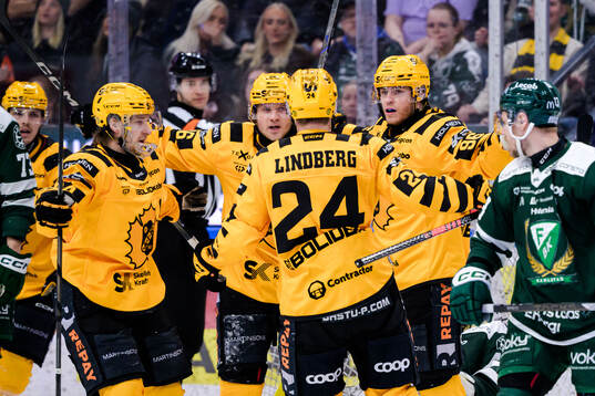 Skellefteås Rickard Hugg jublar