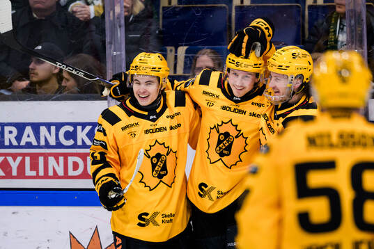 Skellefteås Viggo Nordlund, Ludvig Warg och Jonathan Pudas