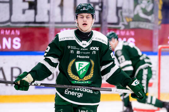 Färjestads Lucas Forsell deppar