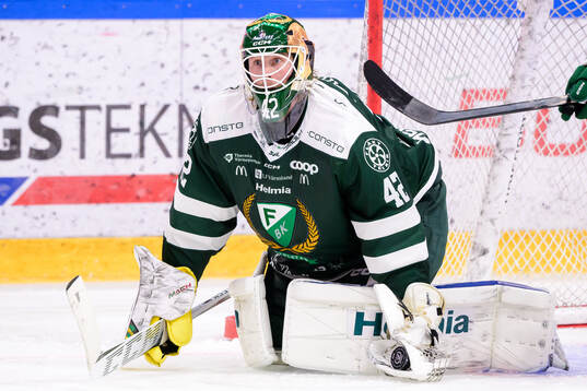 Färjestads målvakt Anders Lindbäck