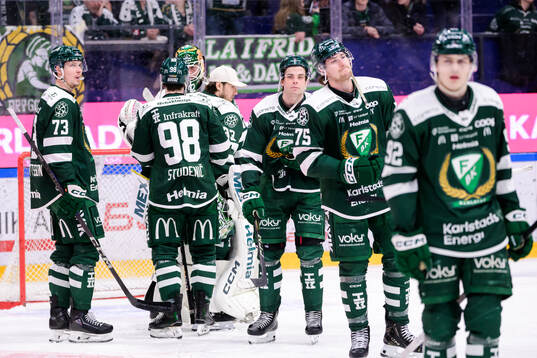 Färjestads Viktor Lodin deppar