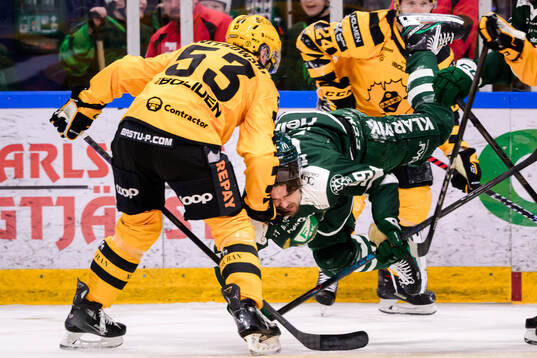 Skellefteås Luke Witkowski och Färjestads Linus Johansson