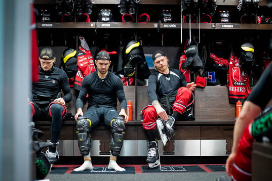 Örebros Milton Oscarson, Ludvig Larsson och Christopher