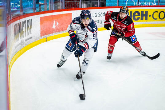 Linköpings Markus Ljungh och Örebros Kalle Kossila