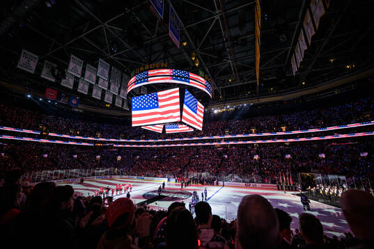Players of Canada and USA
