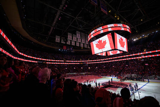 Players of Canada and USA