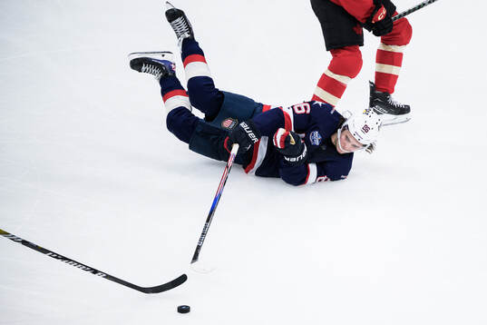 Jack Hughes of USA