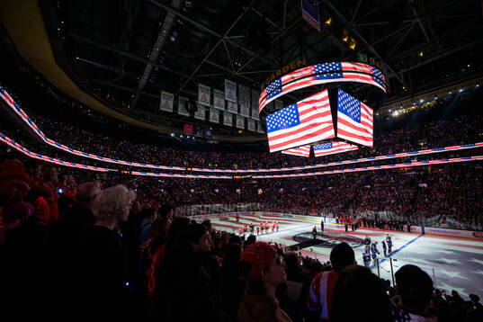 Players of Canada and USA