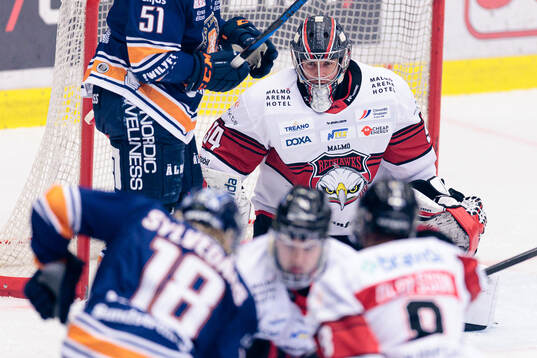 Malmö Redhawks målvakt Marek Langhamer