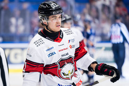 Malmö Redhawks Axel Sundberg deppar