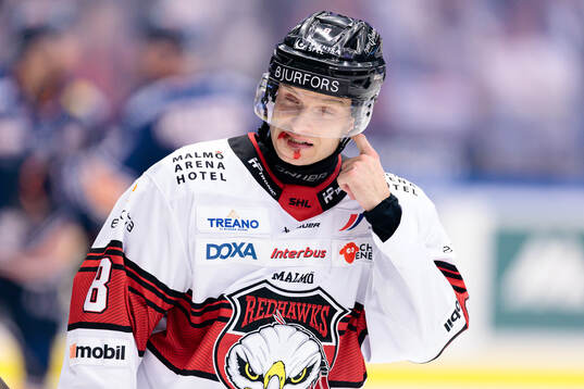 Malmö Redhawks Johan Olofsson deppar