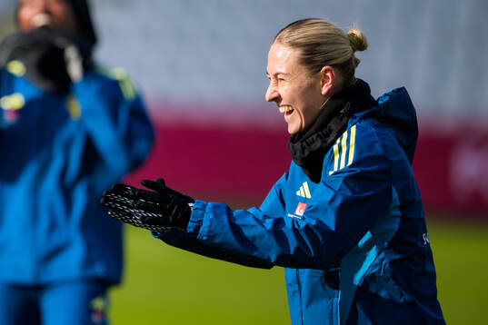 Emma Kullberg of the women's national football team of