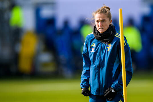 Filippa Angeldahl of the women's national football team of