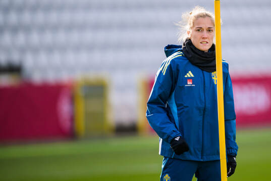 Filippa Angeldahl of the women's national football team of