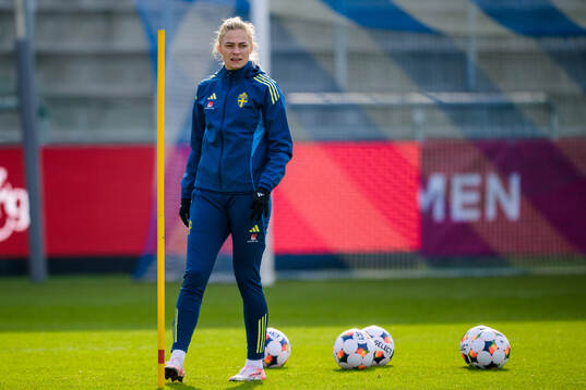 Fridolina Rolfö of the women's national football team of