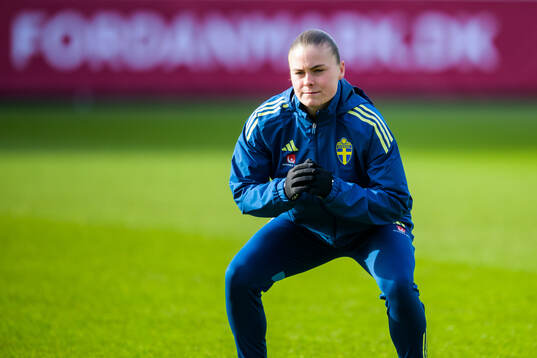 Hanna Wijk of the women's national football team of Sweden
