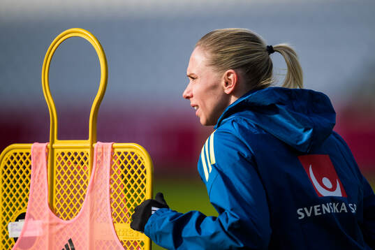 Jonna Andersson of the women's national football team of