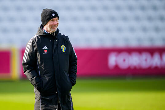 Head coach Peter Gerhardsson of the women's national