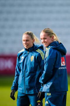 Jonna Andersson and Hanna Lundkvist  of the women's